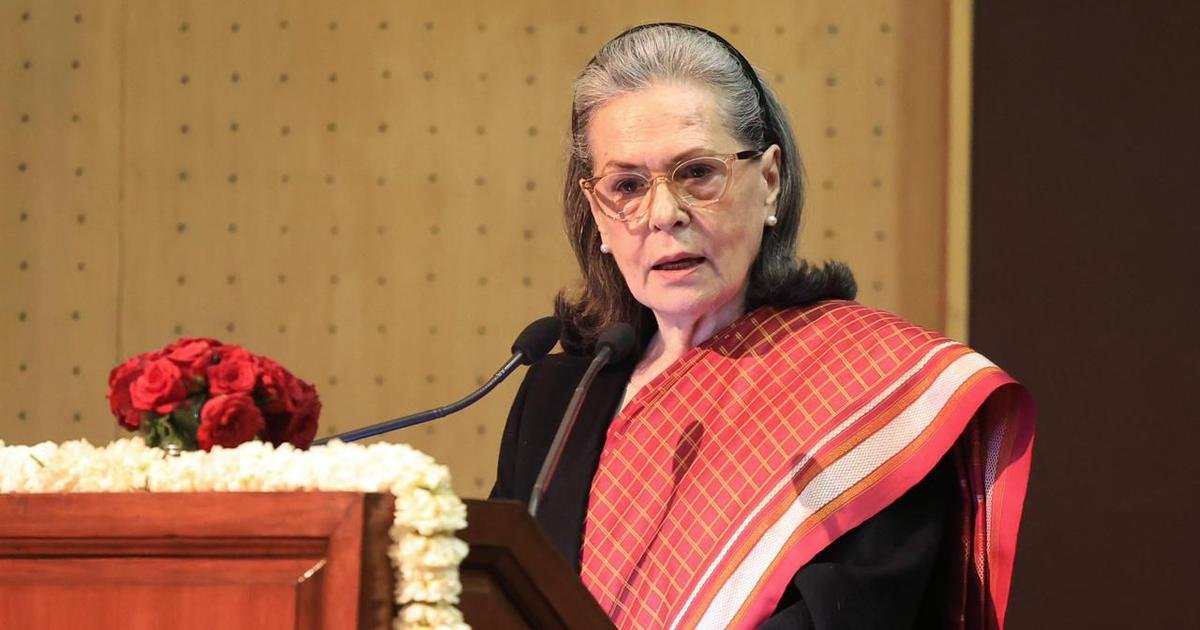 India’s silence on Gaza cannot be explained rationally or morally, says Sonia Gandhi