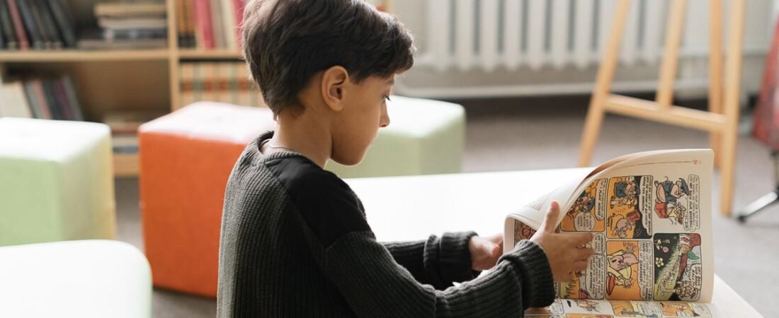 Does your child only read graphic novels? That’s okay, it’s helping them build literacy skills