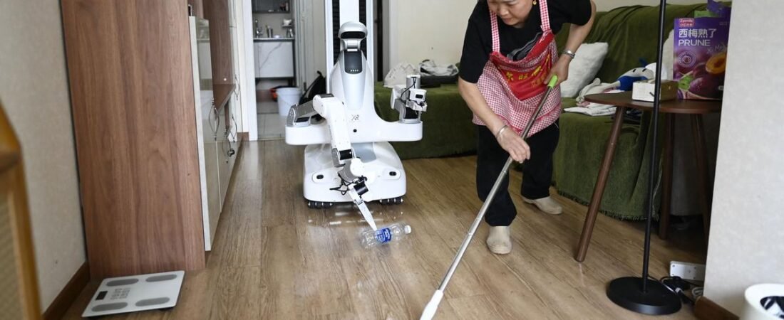 Sensors, head-mounted cameras, recordings: Humans are helping Chinese tech companies train robots