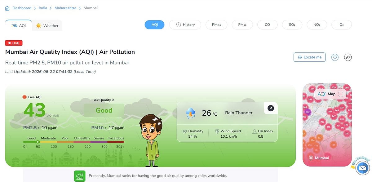 Mumbai Rains Are Here! Dadar, Bandra, Andheri & Eastern Suburbs Lashed With Moderate Showers; IMD Predicts Monsoon Onset By Today Or Tomorrow