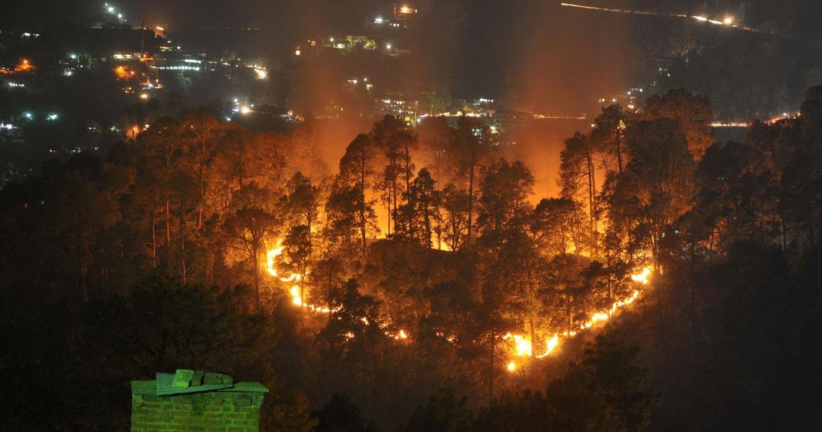 Rising temperature could be sparking more Himalayan forest fires