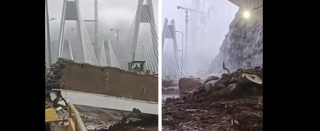 Landslide at Mumbai-Pune expressway’s ‘Missing Link’ shuts traffic as heavy rains batter region