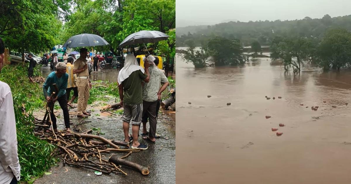 Rain updates: Waterlogging in Delhi, 3,000 LPG cylinders swept away in Maharashtra